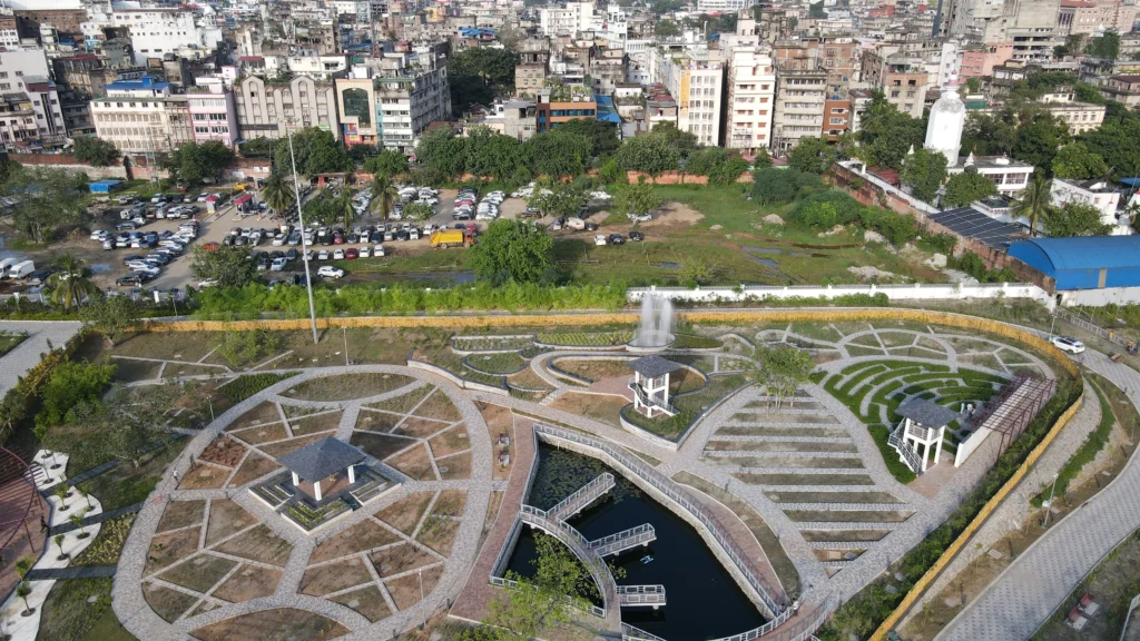 Old Jail Land transformed into green zone by GMDA