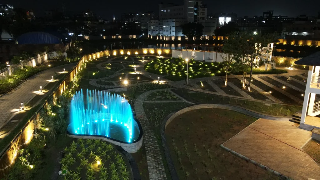 Botanical Garden construction at Old Jail Land in Guwahati