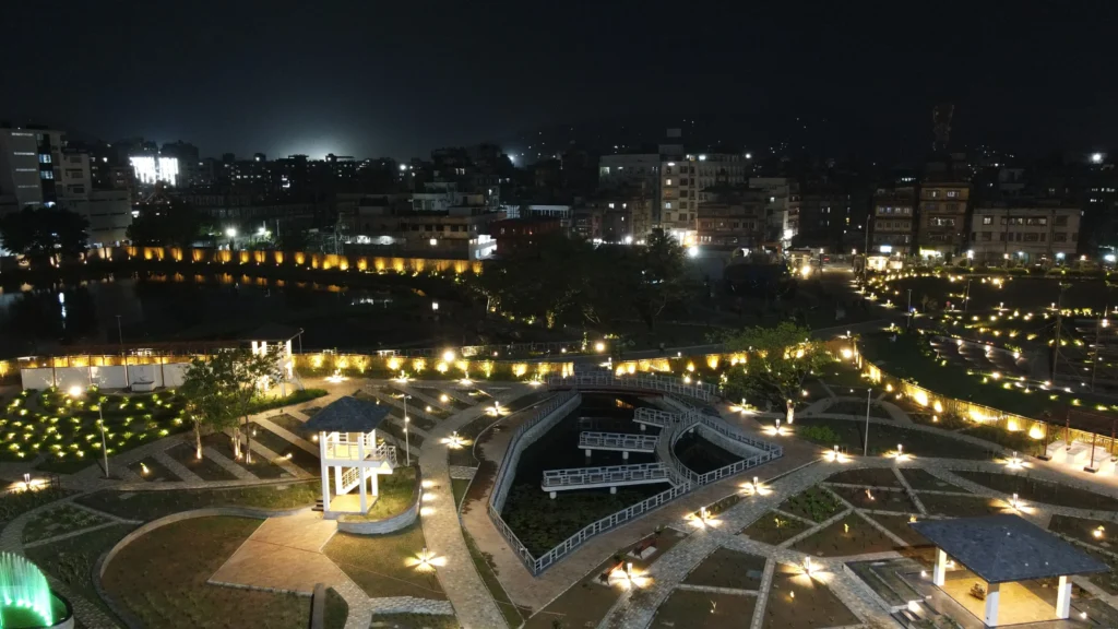 Infrastructure work for botanical garden at Fancy Bazar