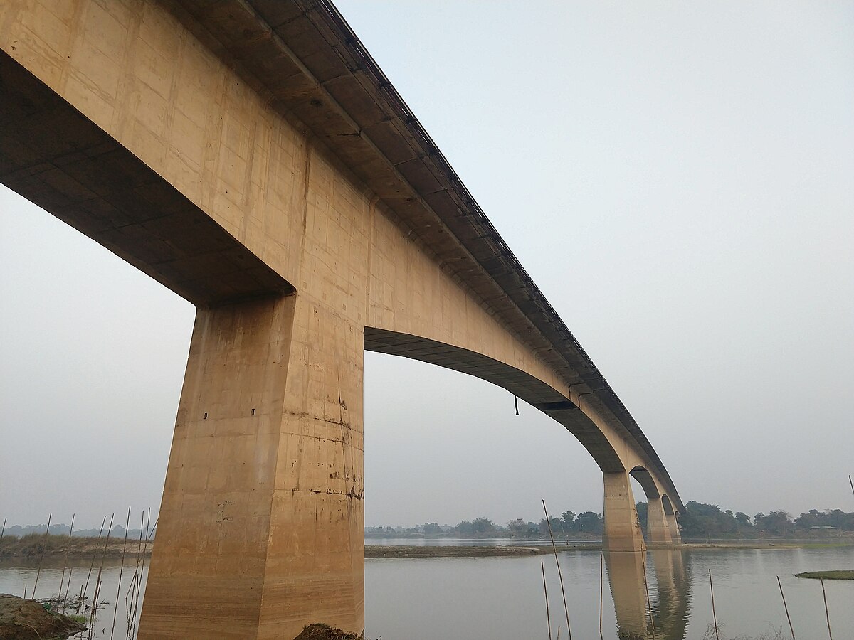 Baniapara-Chirakuta RCC Bridge, at Gaurang River Crossing