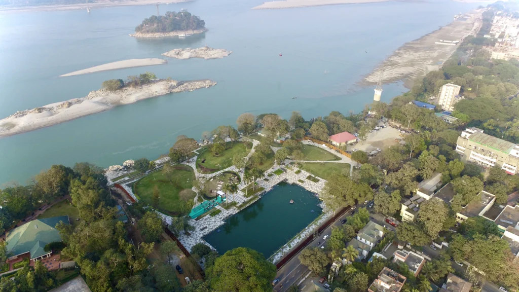 Green landscape development at historic police bungalow site