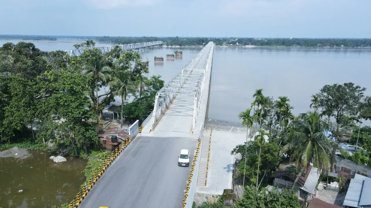 RCC Bridge in Dhubri enabling cross-border connectivity with Bangladesh through Sonahat