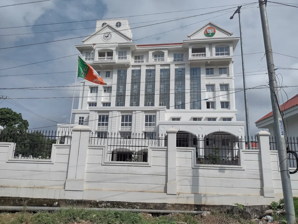 Daytime view of completed BJP Assam Pradesh Office